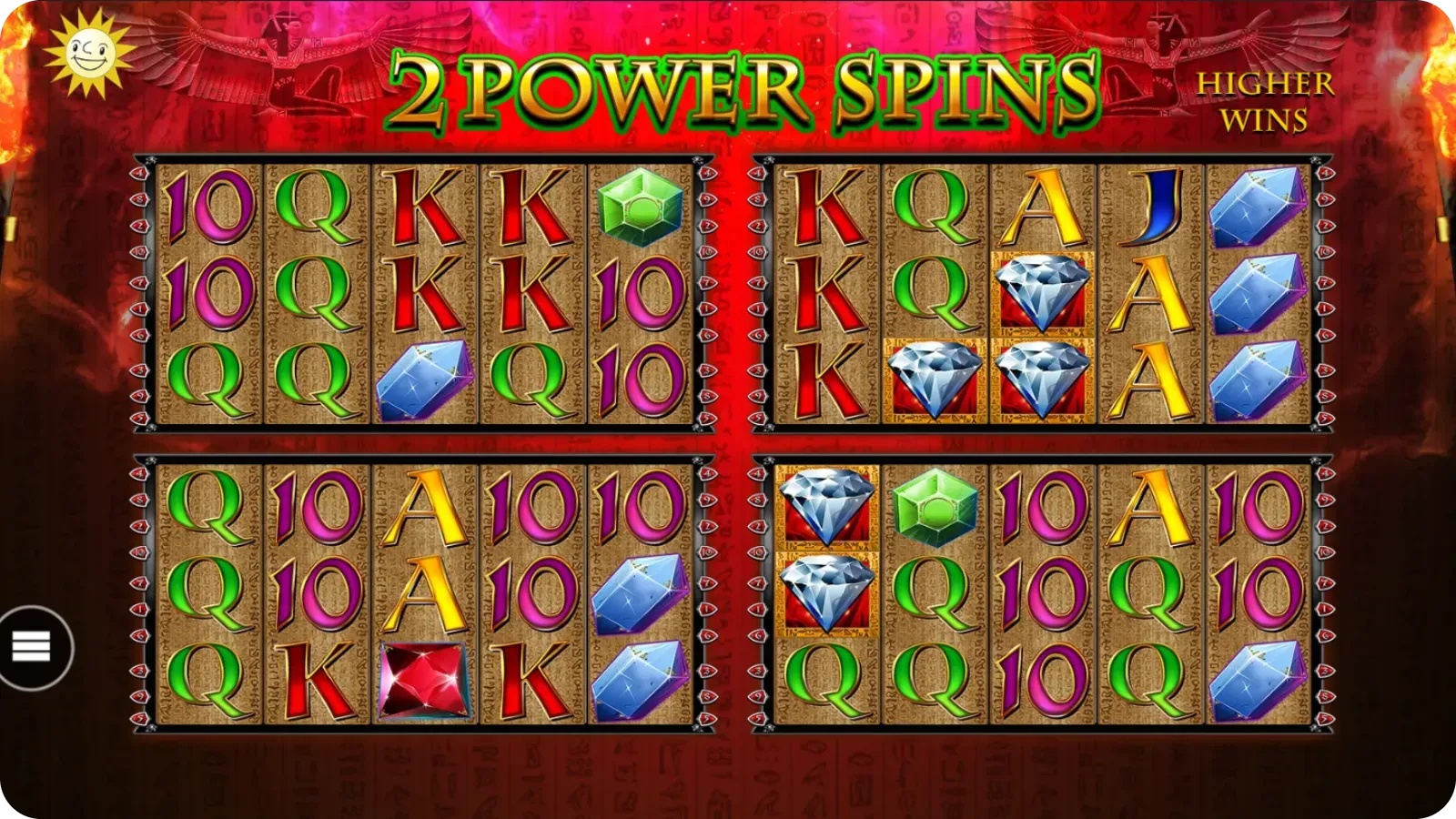 Lucky Pharaoh Power Spins feature